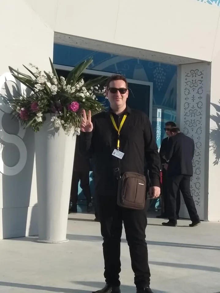Shafaet at an event